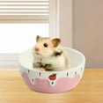 thumbnail image 6 of Fzaqwen Ceramic Hamster Food Bowl Easy to Clean Anti Spill Small Animals Food Water Bowl Pink, 6 of 9