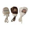 thumbnail image 2 of Guantes de terciopelo de cordero con dibujos de cachorros para niños, guantes gruesos y cálidos para colgar en el cuello para niños y niñas, 2 of 5