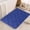 Blue, variant on KMMYS Absorbent Non-Slip Bath Mat, Ultra-Soft Microfiber Plaid Floor Mat for Bathroom, Kitchen, Living Room, Bedroom, Machine Washable, Quick-Dry, for Tub and Shower Use