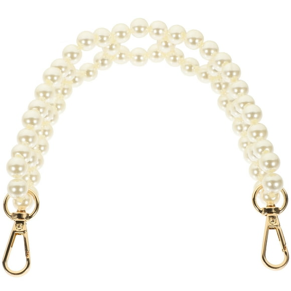 Accesorio de cadena para bolso con perlas falsas de moda, correa para bolso con perlas que combina con todo, reemplazo de cadena para bolso DIY.