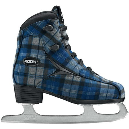 UPC: 0707420518879 | Roces Women s Logger Ice Skates Superior Italian Navy/Gray Plaid 450647 00001