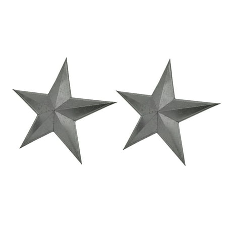 inch metal tooled galvanized hanging edge finish indoor star outdoor