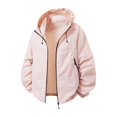 thumbnail image 3 of Men's and Women's Sun-protective Clothing Workwear Jackets-Couple Skin Clothing Quick-drying Waterproof Breathable Tops for Spring and Autumn Outdoor Activities,Hiking,and Daily Use,Pink,L, 3 of 5