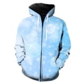 thumbnail image 1 of Winter Snowflake Pattern Men's Zipper Hoodie Spring Hip Hop Long Sleeve 3D Print Oversized Fashion Unisex Cool Teens Harajuku, 1 of 5