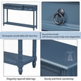 thumbnail image 4 of Stylish Entryway Console Table by - 3 Functional Drawers & Solid Frame, 4 of 21