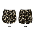 thumbnail image 6 of Goofa Christmas Gold Deers Printed Women 2 in 1 Running Shorts,Quick Dry Athletic Workout Shorts,High Waisted Athletic Shorts with Liner Pockets-Large, 6 of 9