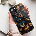 thumbnail image 5 of Halloween Witch Hat Pumpkin Phone Case for Women & Kids - Spooky Yet Adorable Durable Soft Silicone Design Compatible with iPhone 11/12/13/14/15/16 (Pro Max/Plus), 5 of 9