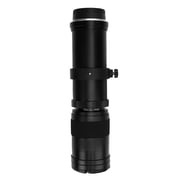 BIMZUC 420-800mm Zoom Lens for Nikon F Mount SLR Cameras, Optical Glass Coating Telephoto Lens, Black