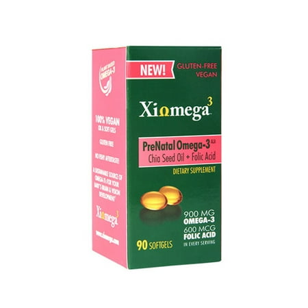 Xiomega3 prénatale Omega3 - Huile Chia - 90 gélules