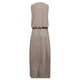 thumbnail image 5 of ICHUANYI ClearanceFashion Women's Sexy Summer Casual Sleeveless Solid Fork Opening Dress(Khaki, XXL) ICHUANYI WER20232080500691, 5 of 5