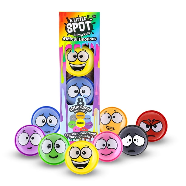 Set de slime A Little Spot: 8 recipientes sensoriales para niños