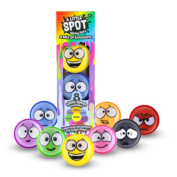 Set de slime A Little Spot: 8 recipientes sensoriales para niños