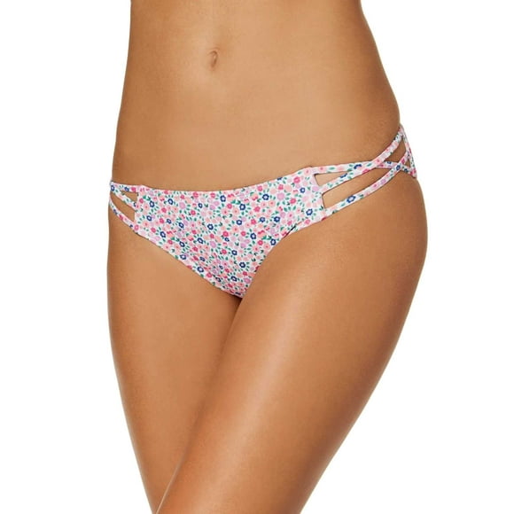 Sundazed Women’s Stunner Strappy Hipster Bottoms Women’s Swimsuit, White, Medium