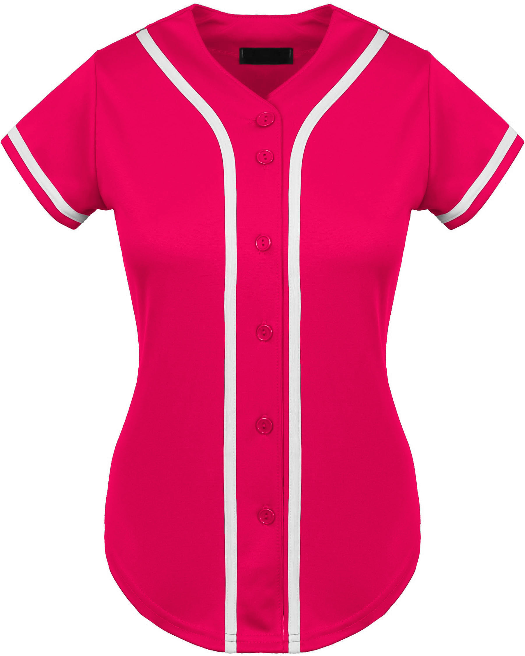 women's button down baseball jersey