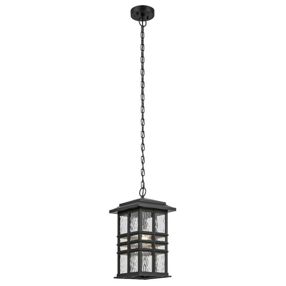 49833BKT Kichler Lighting Beacon Square - 1 light Outdoor Hanging Lantern in Craftsman/Mission Style made with Climates Materials for Coastal