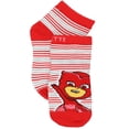thumbnail image 6 of PJ Masks Boys Girls 6 pack Quarter Style Socks Set (Shoe: 10-4 (Sock: 6-8), White/Multi Quarter), 6 of 7