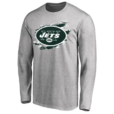 Nfl New York Jets Short - New York Jets NFL Pro Line True Colors Long Sleeve T-Shirt - Ash