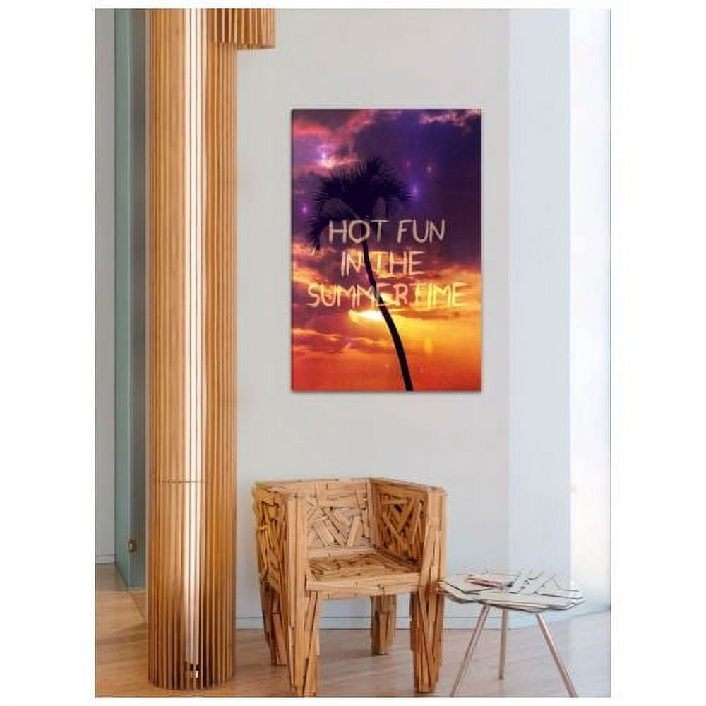 "Hot Fun in the Summertime" Painting Print on Wrapped Canvas