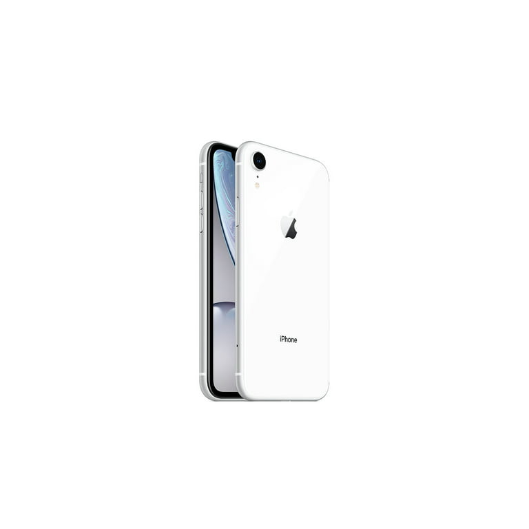 Restored Apple iPhone XR 64GB White LTE Cellular Straight Talk