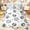 White Blue, variant on Erosebridal Bowknot Football Bedding Comforter Set, White Black Cartoon Queen Bedding Sets for Boys and Girls, 7 Pieces
