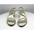 thumbnail image 3 of Naturalizer Women's Vanessa2 Strappy Heeled Sandals White Satin 9W, 3 of 5