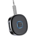 thumbnail image 2 of Receptor auxiliar Bluetooth para automóvil, receptor de audio inalámbrico Bluetooth 5.0 para automóvil/estéreo doméstico/auriculares con cable/altavoz, 2 of 5
