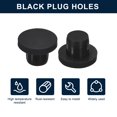 thumbnail image 2 of 20 Pieces Black Rubber Stopper, J12 Plug Holes for 11 -12mm/0.43 -0.47" Hole, 2 of 6