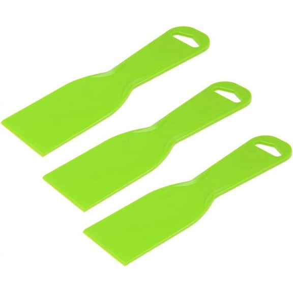 Putty Scraper 2" Plastic Flexible Putty Knives Disposable Spreader for Taping Drywall Wall Painting Green 3pcs