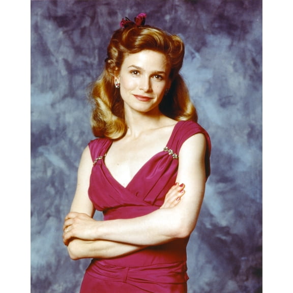 Kyra Sedgwick in Red Dress Portrait Photo Print (24 x 30)