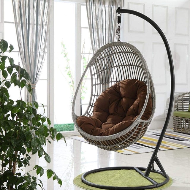 Cojín de columpio individual de alta calidad, colchón colgante integrado para sillas, decoración del hogar, nuevo, 2021 Fivean unisex
