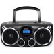 thumbnail image 1 of Reproductor de CD RIPTUNES Negro con Sonido Estéreo Bluetooth y Graves Mejorados, 1 of 8