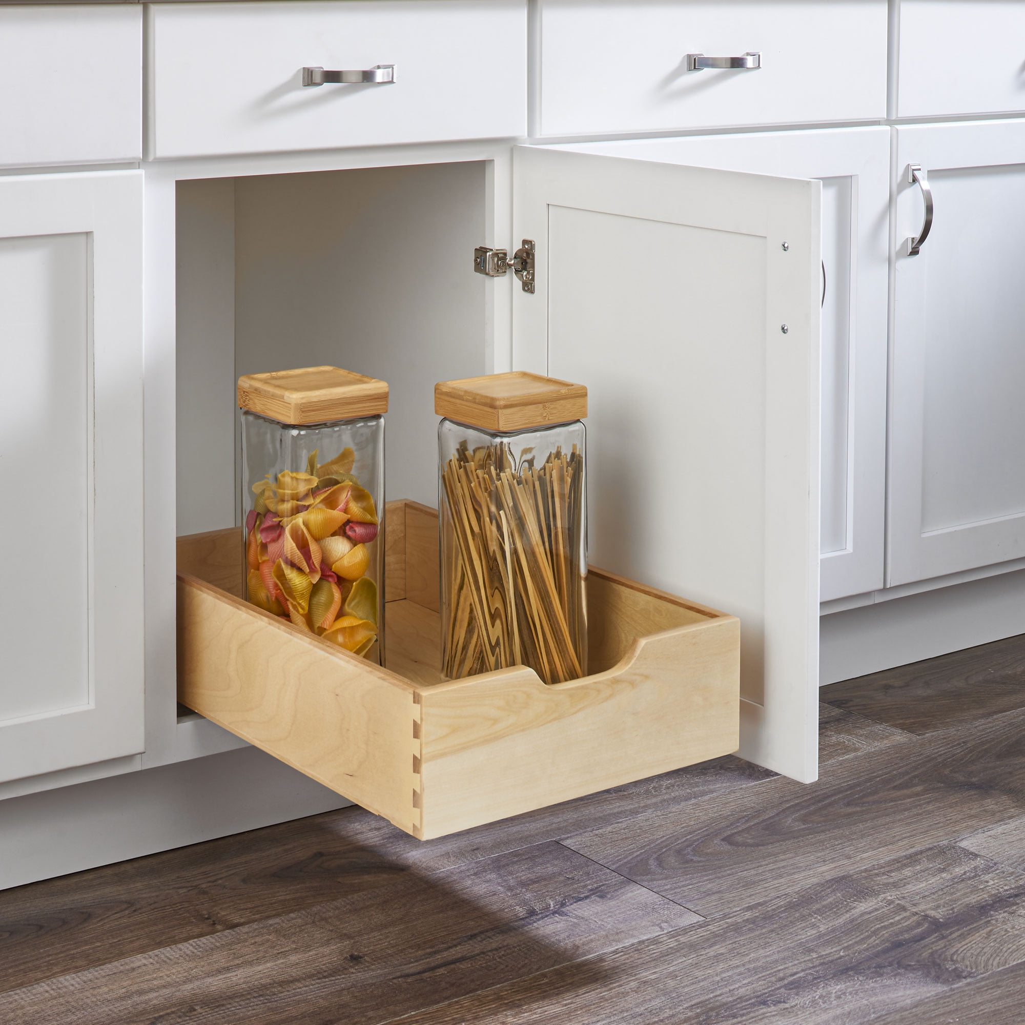 Rev-A-Shelf 14.71" Pullout Kitchen Cabinet Drawer, Soft-close, 4WDB-15SC-1