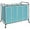 Blue, variant on Four-compartment laundry basket, 47.8 gallon (181 liter) wheeled laundry basket, clothes separator basket, wheeled clothes separation basket trolley and removable bags.