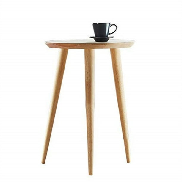 Woodshine Side Table Small Round Home And Office Sofa End Tables Solid Wood Multi Nesting Coffee For Living Room Com Woodshine Side Table Small Round Home, Small Round Coffee Table Solid Wood