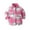 Hot Pink, variant on Eltusu Girls Button-Down Shirts, Thermal Lapel Collar Soft Plaid Long Sleeve Shirts Pink Size 2-10 T