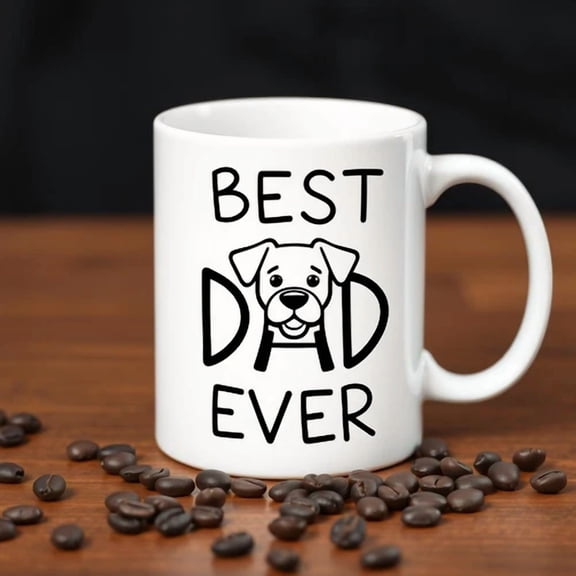 World'S Best Dog Dad Mug – Perfect Gift For Dog Lovers, Funny Gift Idea