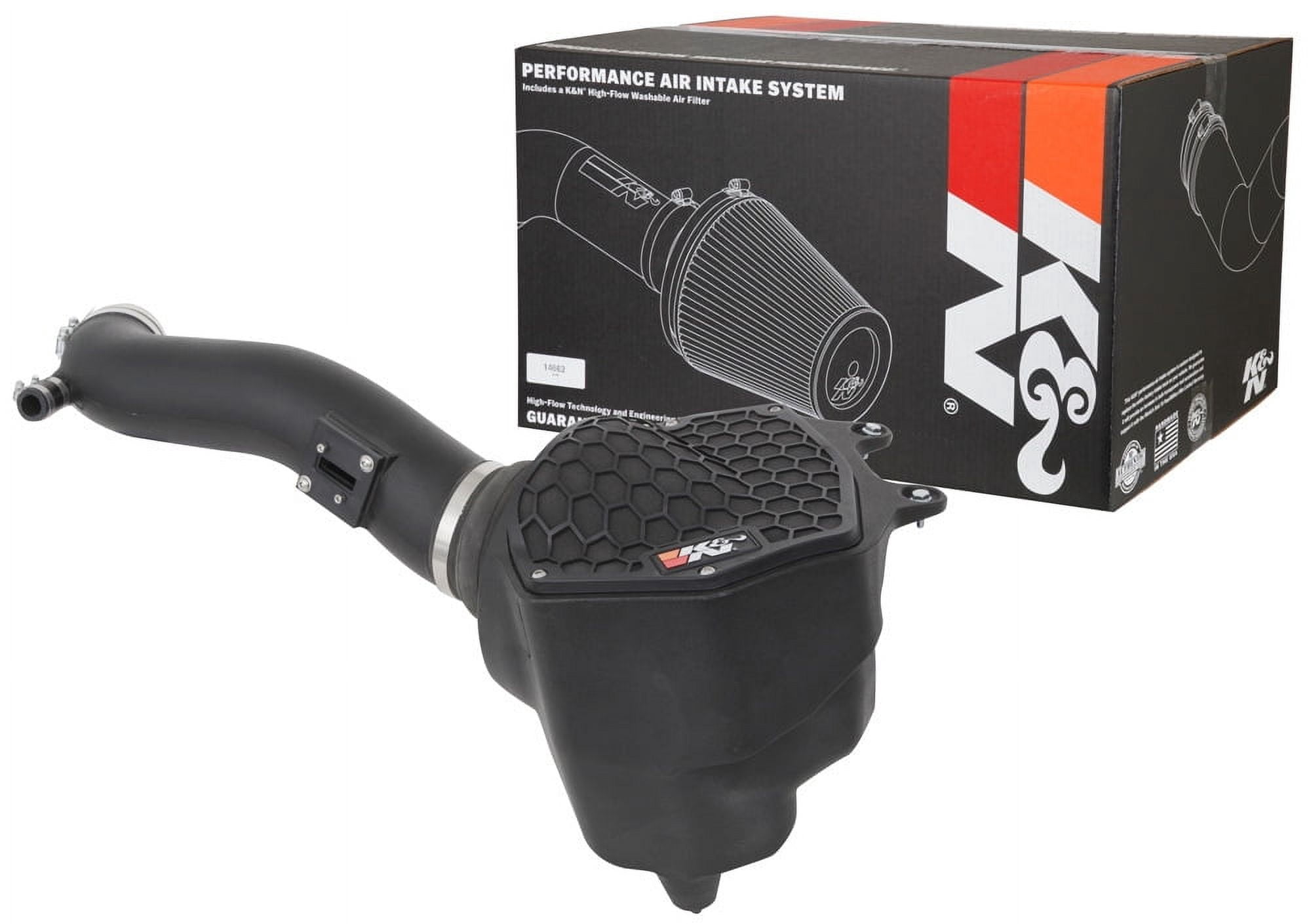 K&N Performance Cold Air Intake System: Easy Installation, Engineered to Maximize Airflow, Boost Horsepower & Torque, 63-1587