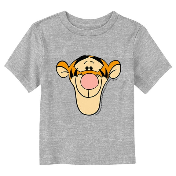 Toddler's Winnie the Pooh Tigger Large Portrait Graphic Tee Athletic Heather 2T