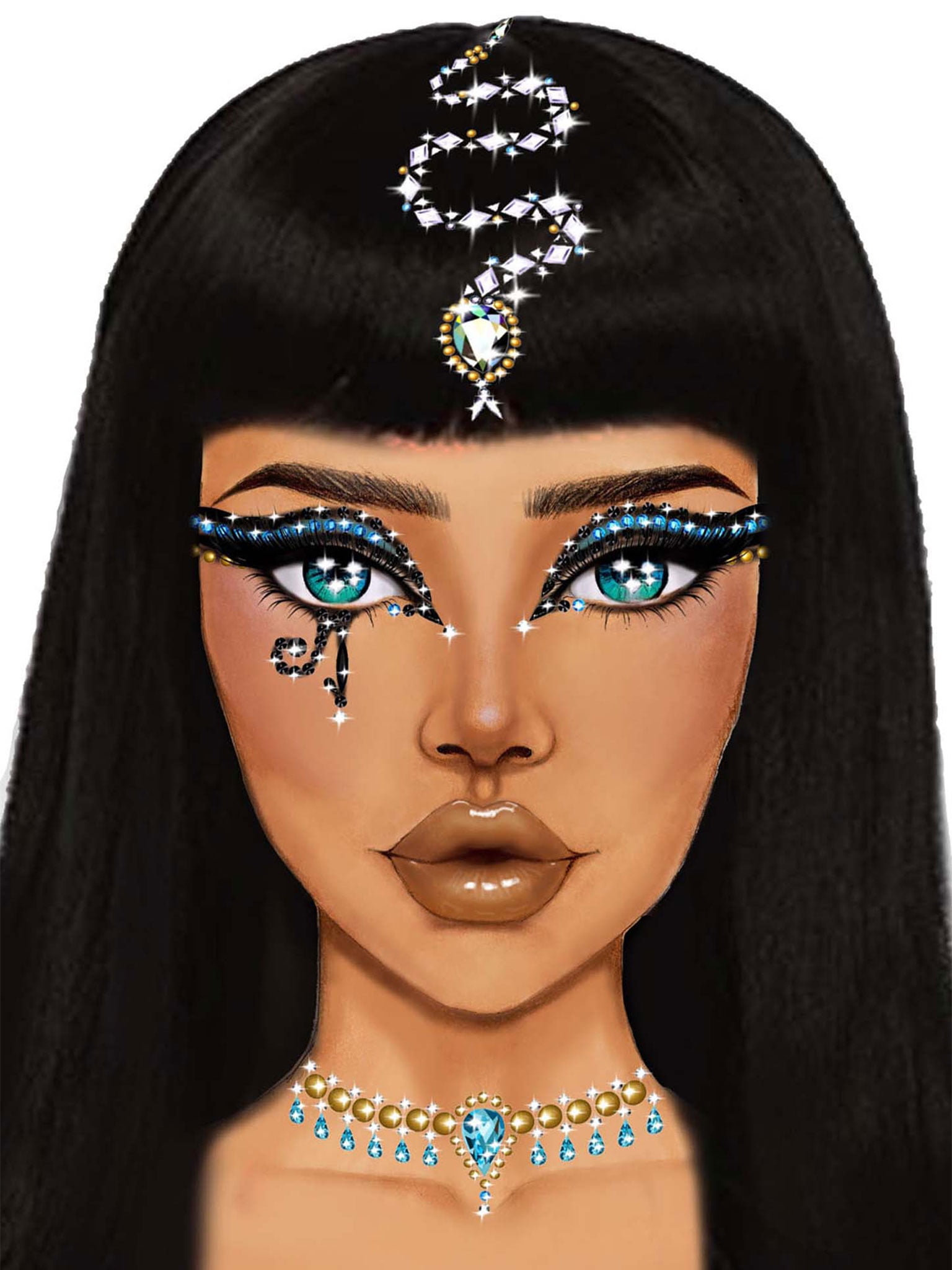 Leg Avenue Cleopatra Adhesive Face Jewel
