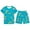 Sky Blue, variant on WOYY Kids Boys Pajamas Ocean Short Sleeve T-Shirt Shorts Sleepwear 2 Piece Set, Sizes 3-13