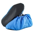 thumbnail image 2 of Xinyolin 1 Pair Waterproof Shoe Covers Reusable Foldable Not-Slip Rain Boot Covers Wear Resistant Shoe Protector Overshoes, 2 of 8