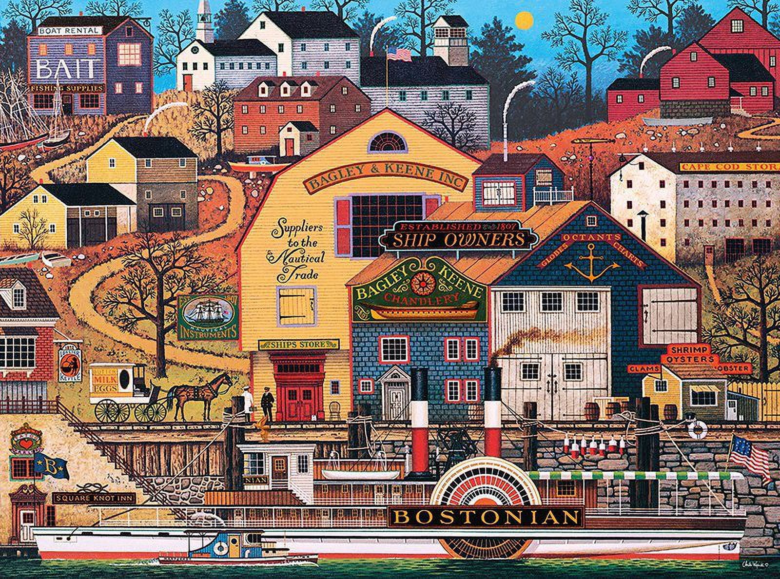 Buffalo Games Charles Wysocki The Bostonian 1000 Pieces Jigsaw Puzzle