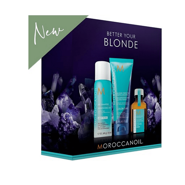 MOROCCAN OIL Better Your Blonde Set TRAVEL SIZE KIT