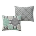 Greer 5pc Reversible Quilt Set with Throw Pillows