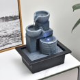 thumbnail image 4 of Tabletop Water Fountain Feng Shui Waterfall Landscape Home Table Ornaments A,d, 4 of 10