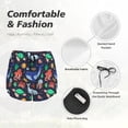 thumbnail image 5 of Disketp The Underwater World Print Women's Shorts Workout Shorts for Athletic Gym Running Shorts with Phone Pockets, 5 of 8