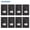 8, variant on General Occupancy Motion Sensor Light Switch, PIR Infrared Motion Activated Wall Switch, No Neutral Wire, Single Pole for CFL/LED/Incandescent Bulb, Wall Plate Included, (4 Pack, Matte Black)