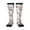 2 Black-1, variant on Koi Fish print thigh-high socks, crafted for both men and women with a stretchy, high-opaque design perfect for daily wear