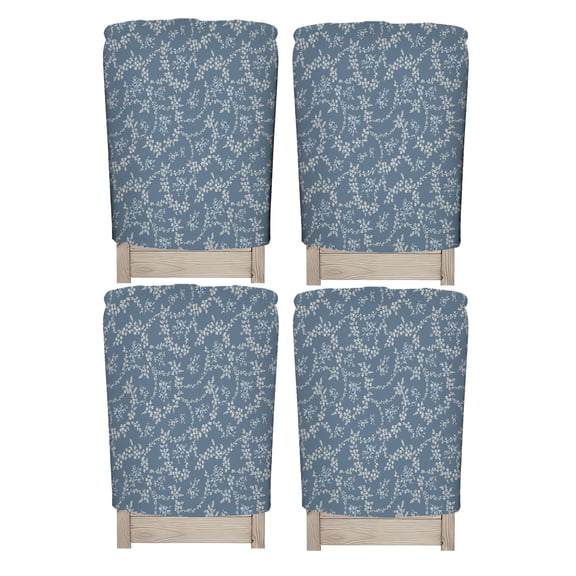 SIGNBLOC 1 Pack Dining Chair Back Covers, Stretch Chair Back Protectors for Home Kitchen Restaurant Decor