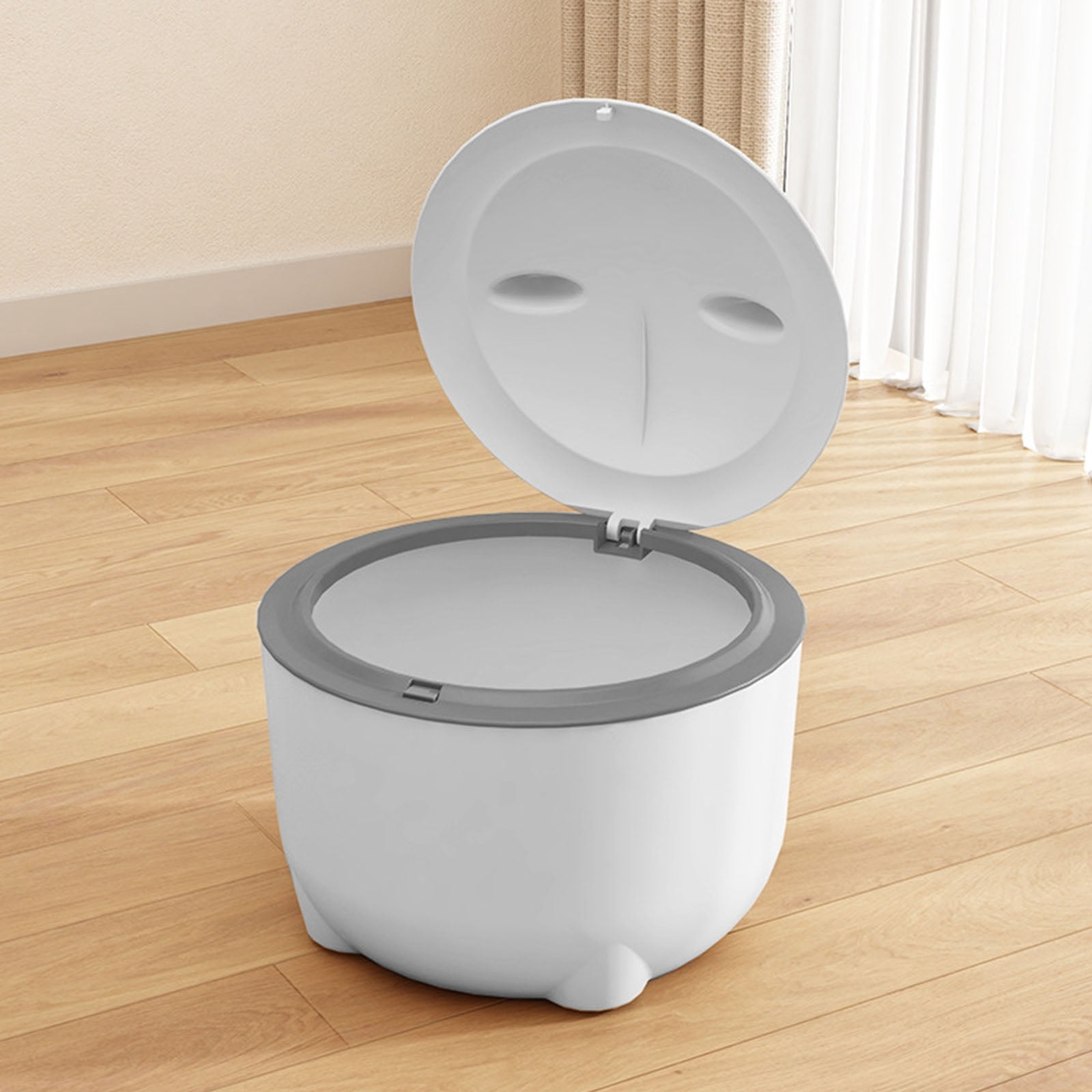 Odor Locking Cats Litter Disposal Can with Press Type Lid for Hygienic and Homes Environment Freshed Air Pet Supply